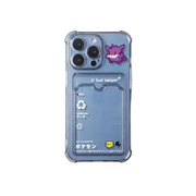 IPhone Cover - Transparent with Card Holder