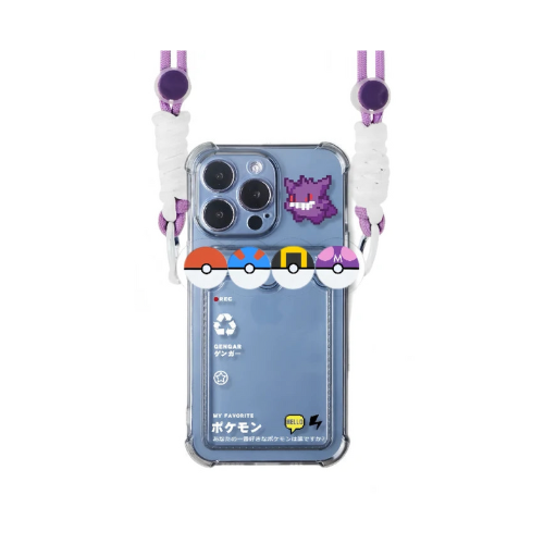 IPhone Cover - Transparent with Card Holder