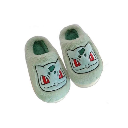 Bulbasaur Fluffy Slippers