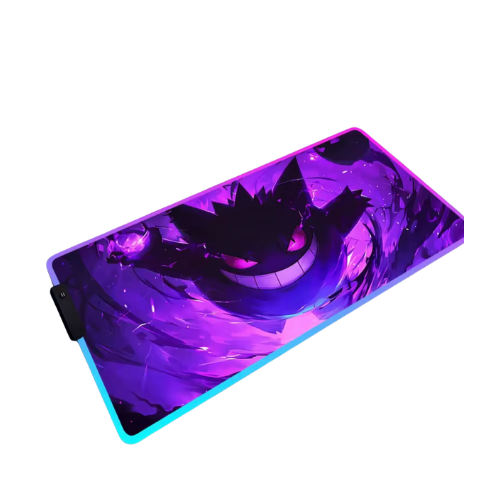 Pokémon RGB Mousepad - Gengar Purple Background