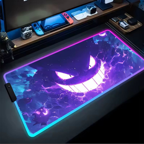 Pokémon RGB Mousepad - Gengar With Electric Shocks
