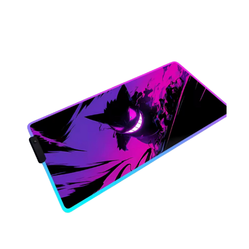 Pokémon RGB Mousepad - Gengar Purple & Black Background
