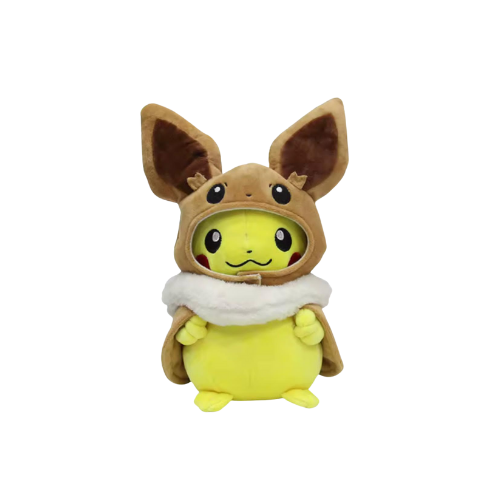 Pokémon Peluches - Pikachu Eevee Coat