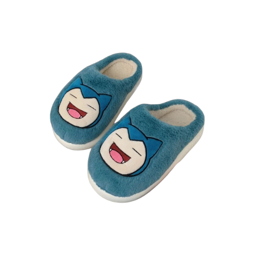 Snorlax Fluffy Slippers