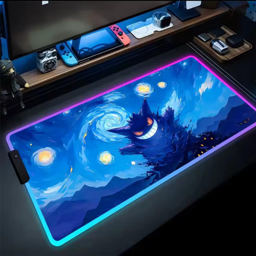 Pokémon RGB Mousepad - Gengar in The Starry Night
