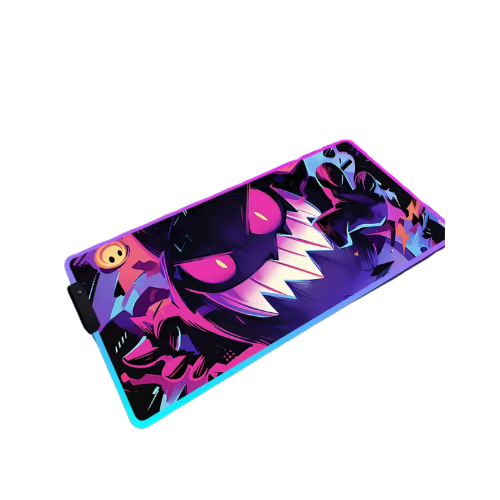 Pokémon RGB Mousepad - Gengar Cyberpunk Style