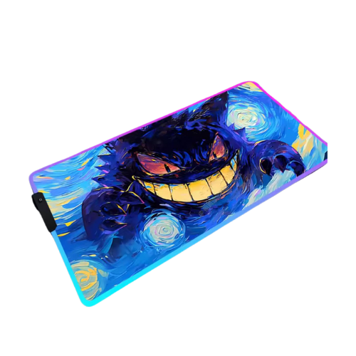 Pokémon RGB Mousepad - Gengar in The Starry Night Second Version