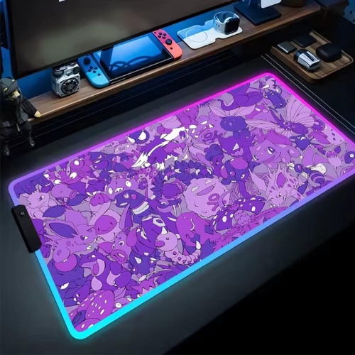 Pokémon RGB Mousepad - Purple Pokémon Party