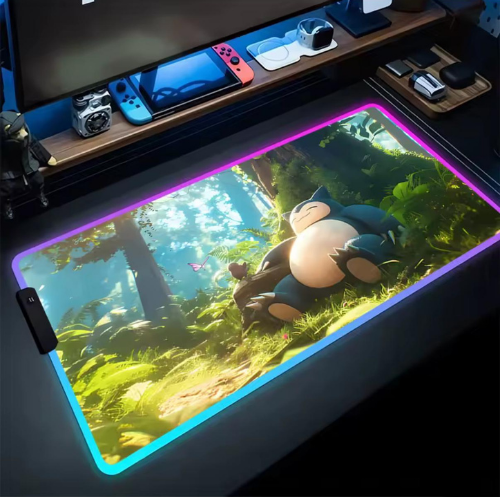 Pokémon RGB Mousepad - Snorlax in The Forest